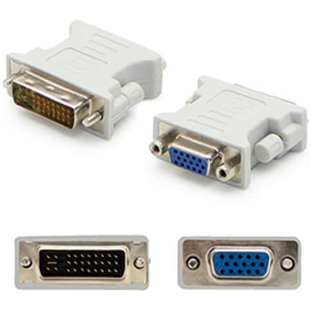 Addon 5 Pack Of Dvi-I (29 Pin) Male To Vga Female White Adapter